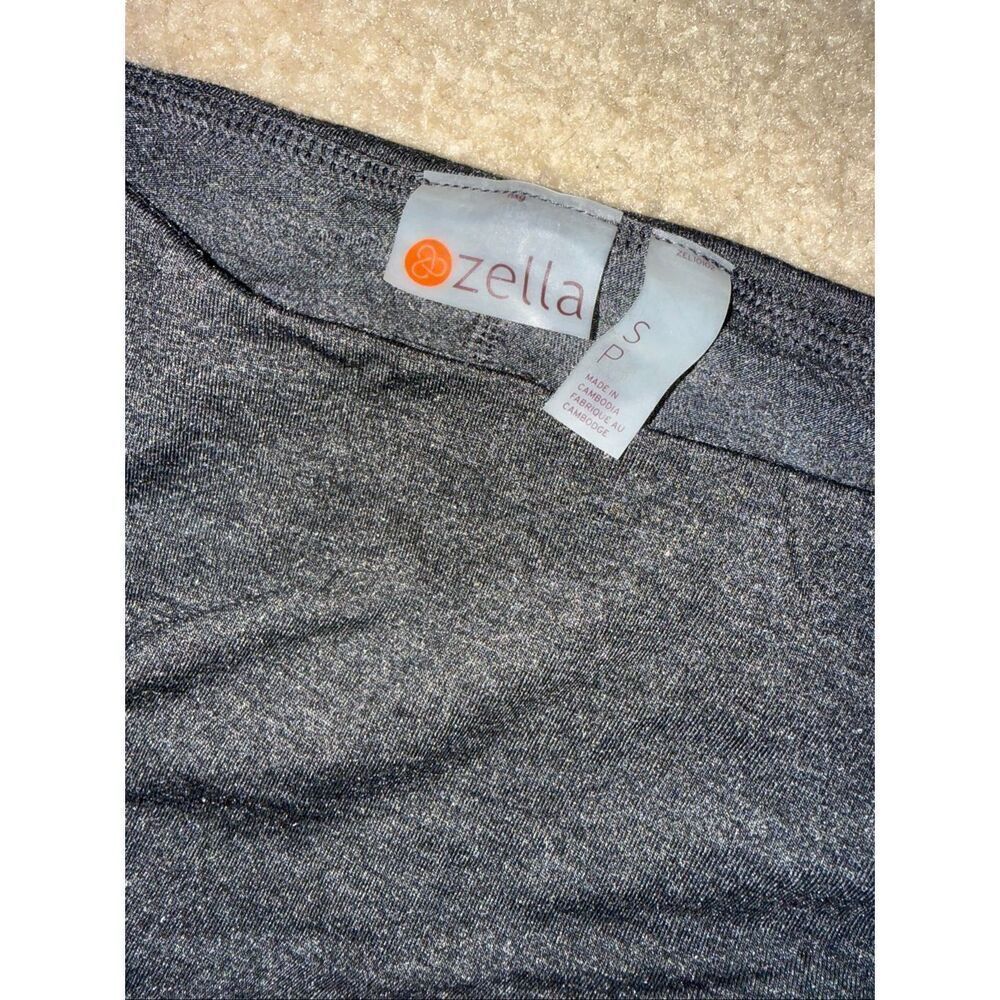 Zella Grey DK Charcoal Heather skirt leggings - Picture 3 of 7